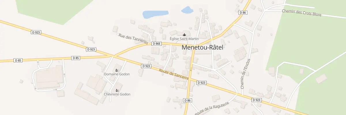 Plan du 1 Rue de l’Ecole Libre à Menetou-Râtel