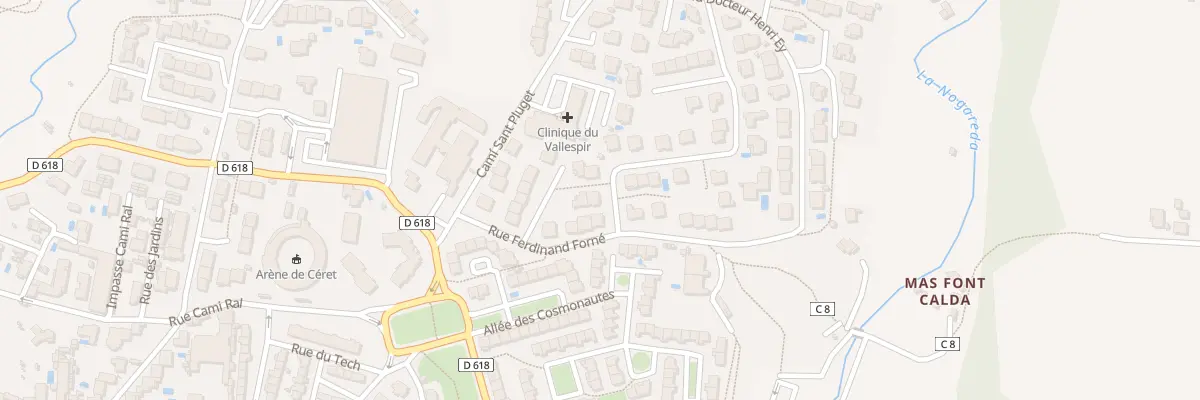 Plan du 3 Rue Cortie Mattes à Céret