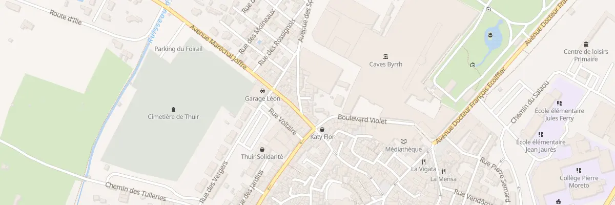Plan du 6 Rue du Stade Violet à Thuir