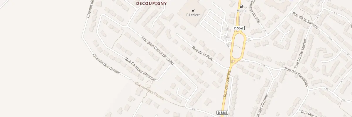 Plan du 23 Rue Jean Cabut Dit Cabu à Angres