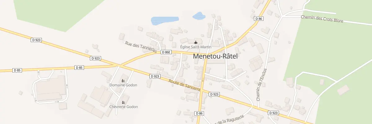 Plan du 8 Rue de l’Eglise à Menetou-Râtel