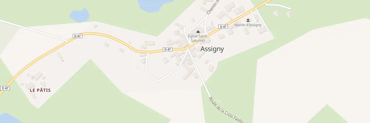 Plan du 3 Che de la Prée à Assigny