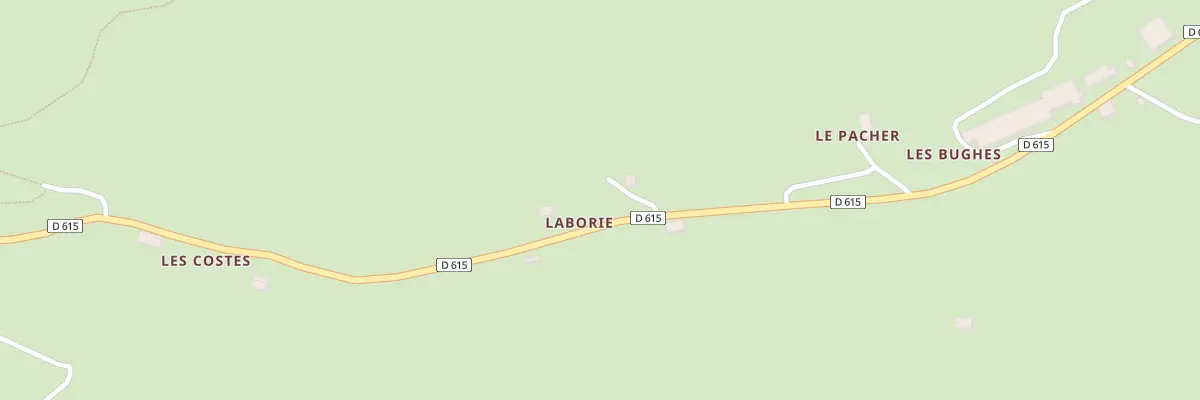 Plan du 5414 La Borie à Chastreix