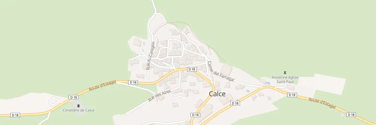 Plan du 20 Rte d’Estagel à Calce