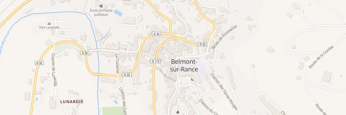 Plan du 5105 Belmont sur Rance à Belmont-sur-Rance