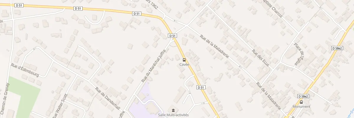 Plan du 25 Rue de la Cavée à Angres