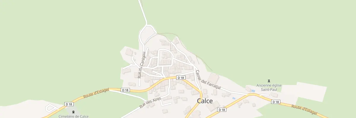 Plan du 61 Le Village à Calce