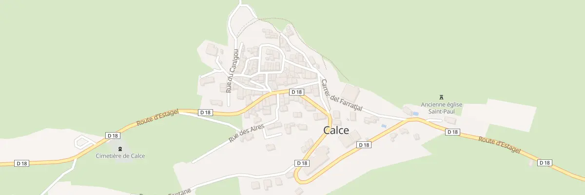 Plan du 19 Rte d’Estagel à Calce