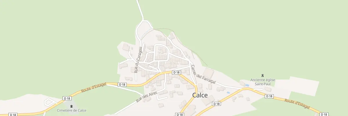 Plan du 63 Le Village à Calce