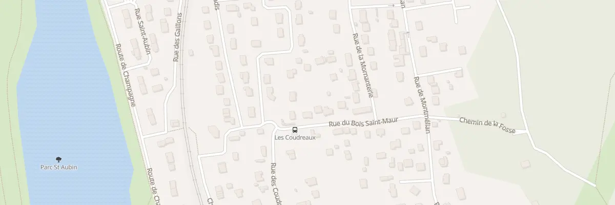 Plan du 13 Rue du Bois Saint Maur à Samoreau
