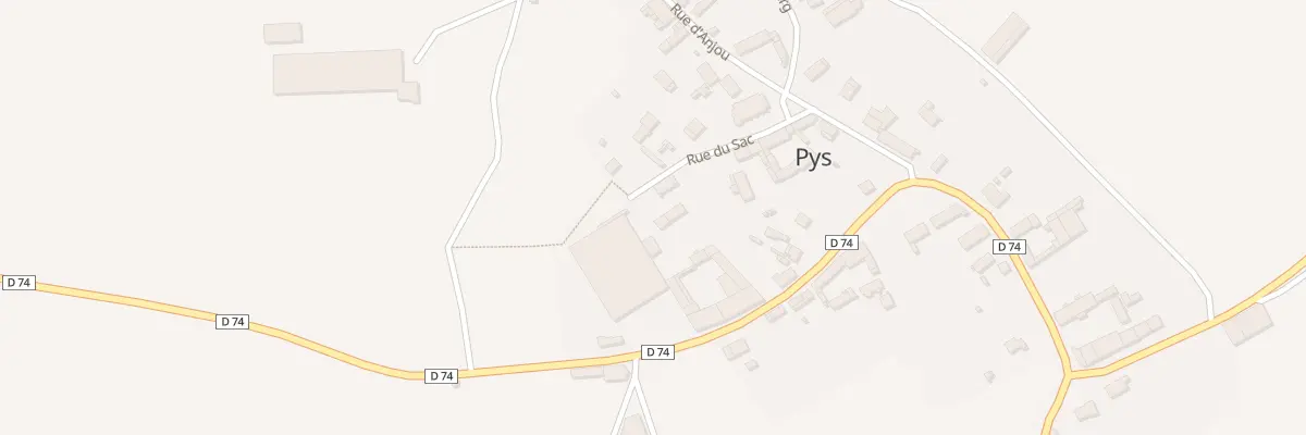Plan du 5 Rue du Sac à Pys