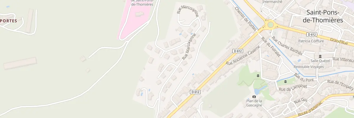 Plan du 29 Marcourine à Saint-Pons-de-Thomières