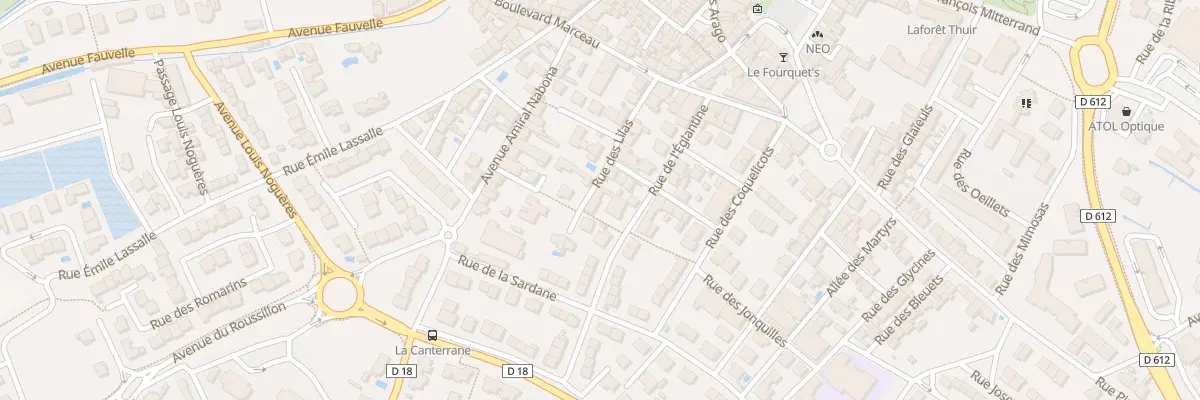 Plan du 7 Rue des Lilas à Thuir
