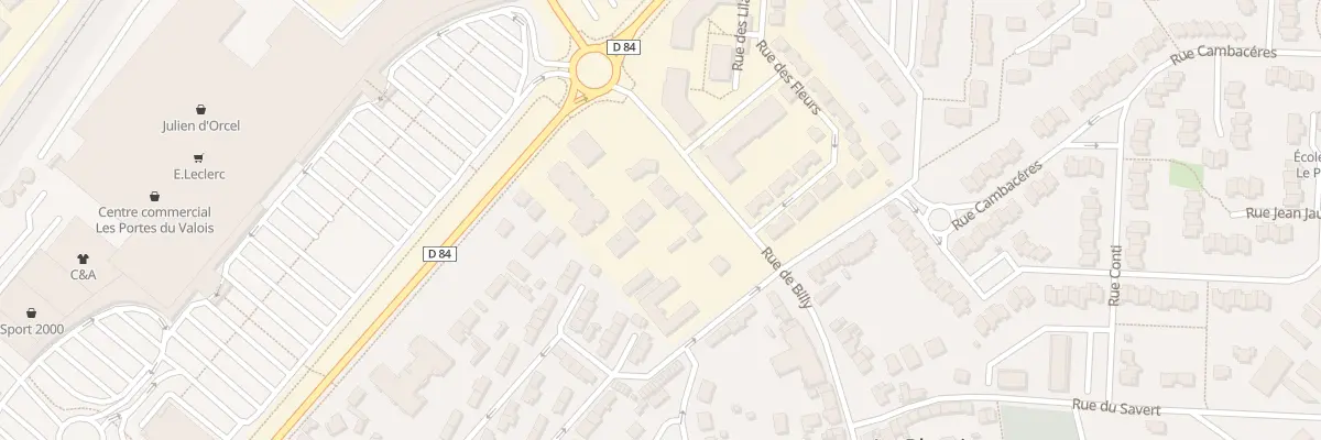 Plan du 57 Rue de Billy au Plessis-Belleville