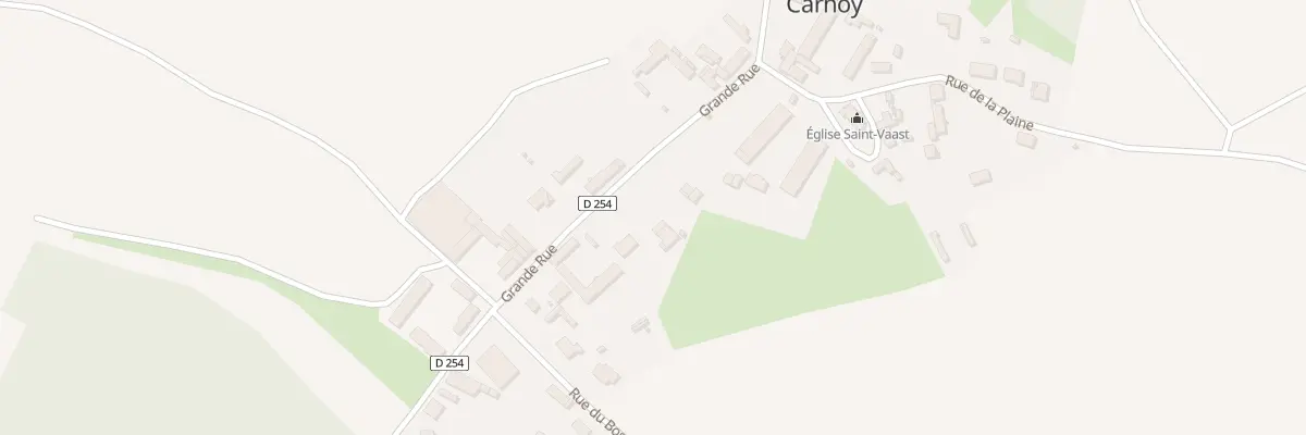 Plan du 12 Gr Grande Rue à Carnoy-Mametz