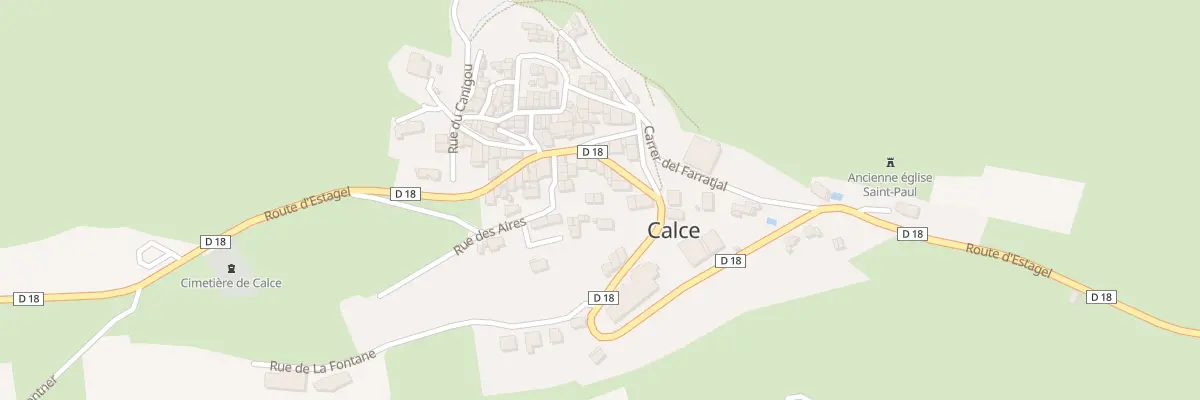 Plan du 9 Rue des Aires à Calce