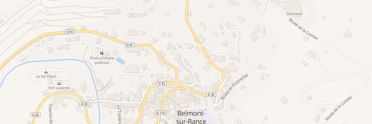 Plan du 5140 Rue du Peyral à Belmont-sur-Rance