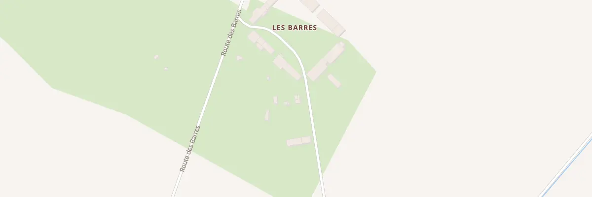 Plan du 10 Les Barres à Bessais-le-Fromental