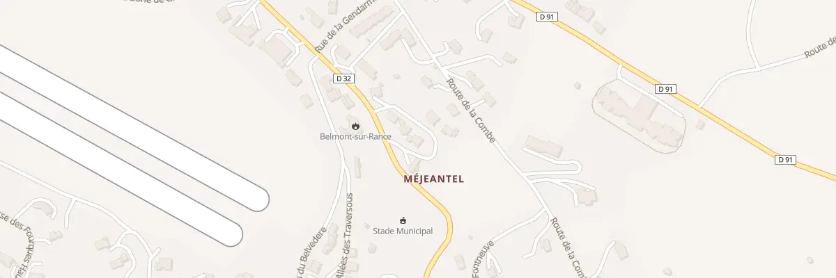 Plan du 5665 Mejeantel à Belmont-sur-Rance