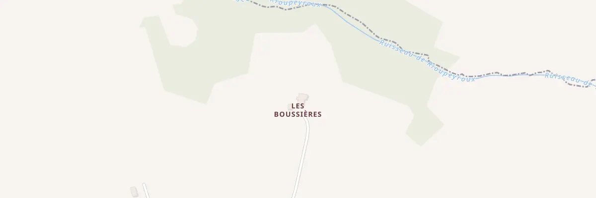 Plan du 5130 Les Bournieres à Laqueuille