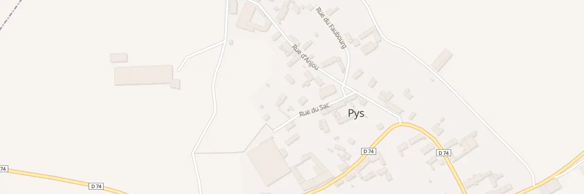 Plan du 2 Rue du Sac à Pys