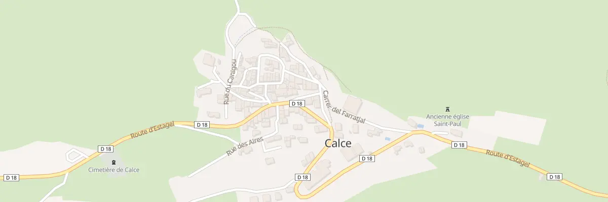 Plan du 6 Le Village à Calce