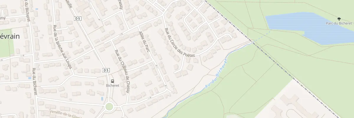 Plan du 25 Rue du Cercle des Poètes à Montévrain