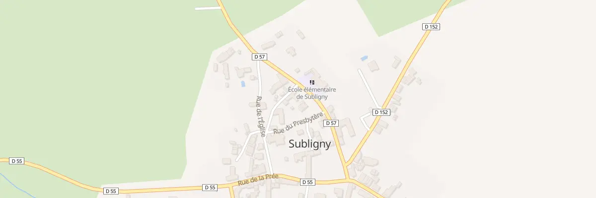 Plan du 7 Rue Grangier à Subligny