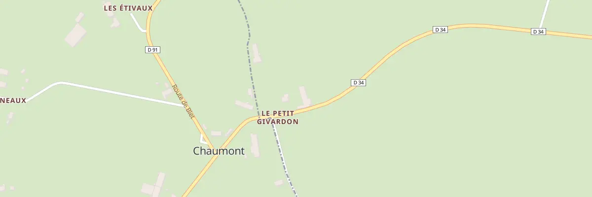 Plan du 114 Le Petit Givardon à Givardon
