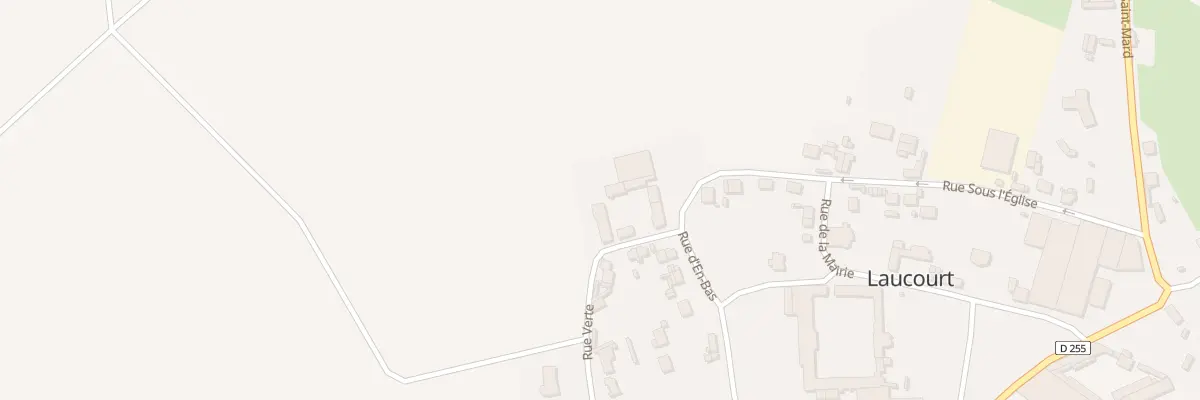 Plan du 6D Rue Verte à Laucourt