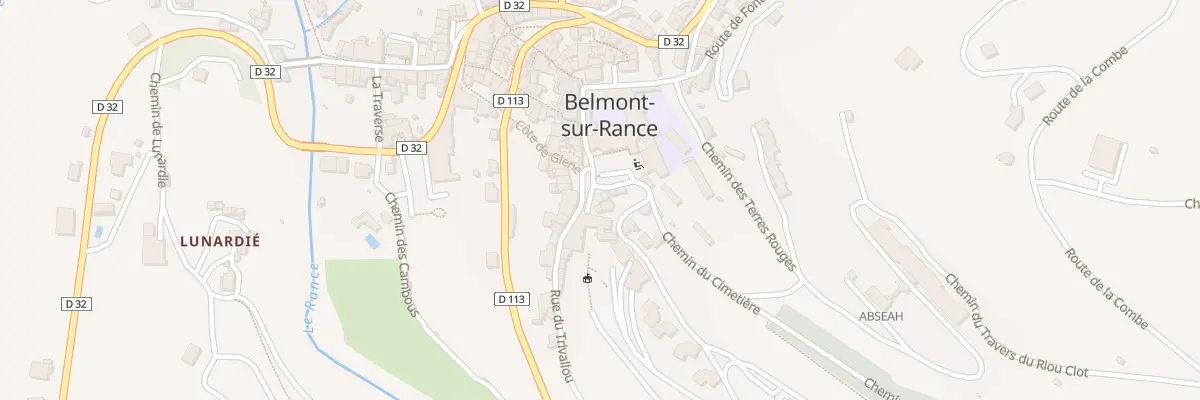 Plan du 5176 Pl du Christ à Belmont-sur-Rance