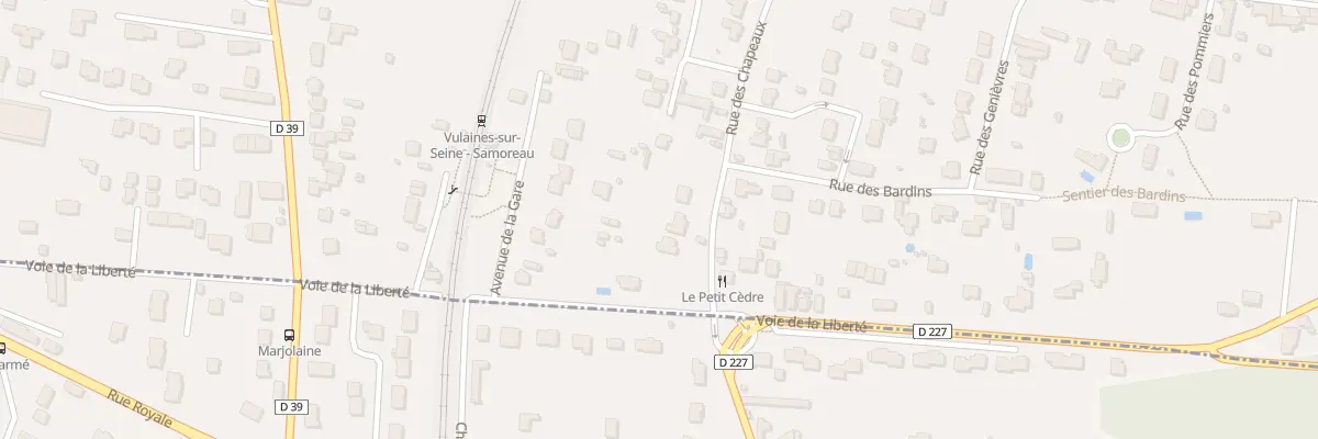 Plan du 3 Rue des Chapeaux à Vulaines-sur-Seine