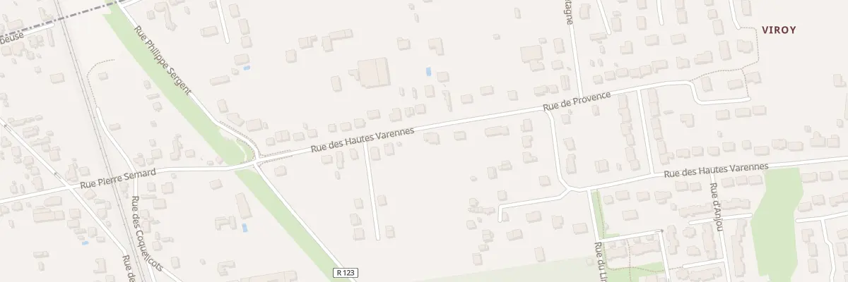 Plan du 188 Rue des Hautes Varennes à Amilly