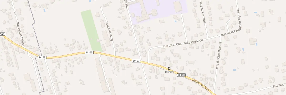 Plan du 46 Rue Aristide Briand à Amilly