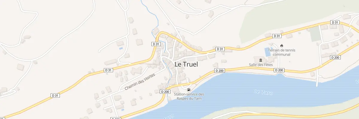 Plan du 5005 Le Truel au Truel
