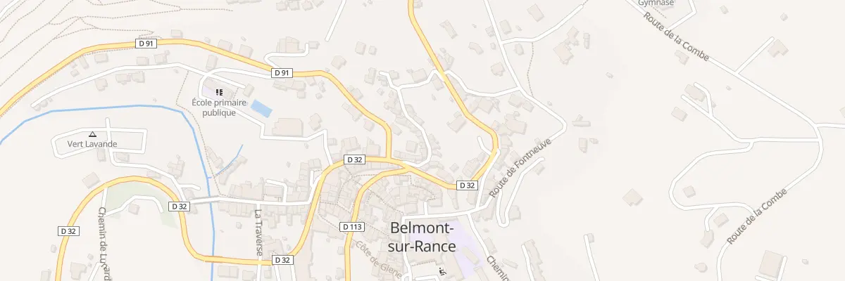 Plan du 5040 Rue du Peyral à Belmont-sur-Rance