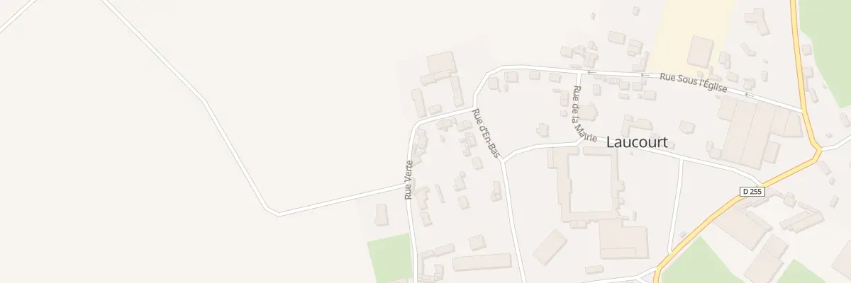 Plan du 17 Rue Verte à Laucourt