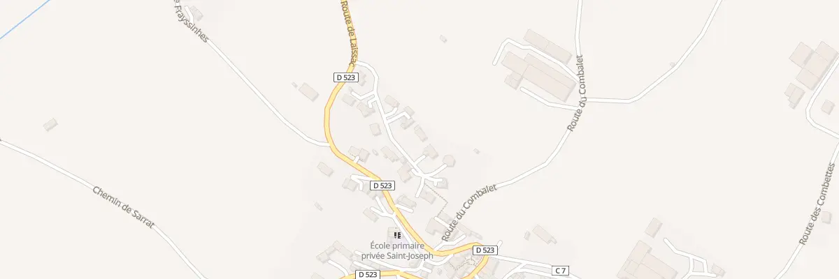 Plan du 5339 Lot Les Merisiers au Vibal