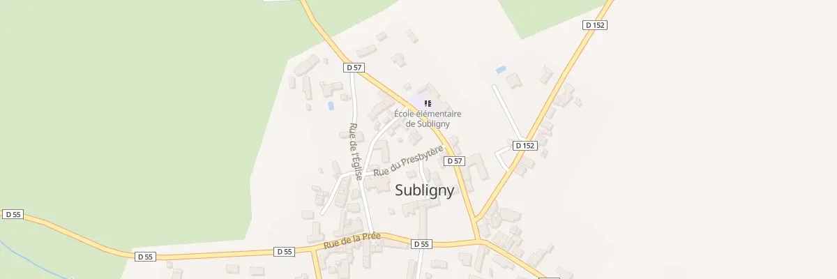 Plan du 5 Rue Grangier à Subligny