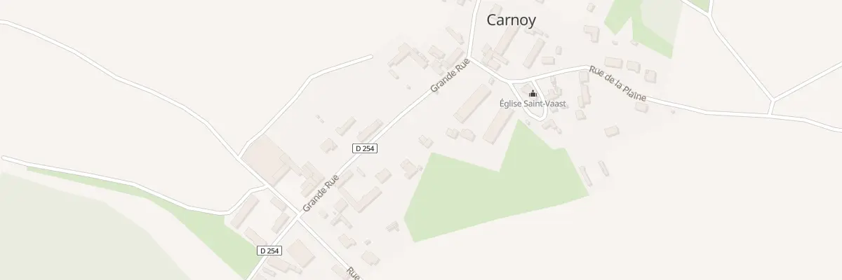 Plan du 14 Gr Grande Rue à Carnoy-Mametz