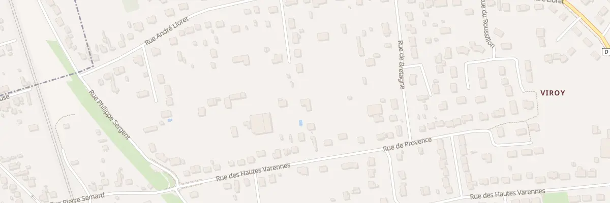 Plan du 233 Rue des Hautes Varennes à Amilly