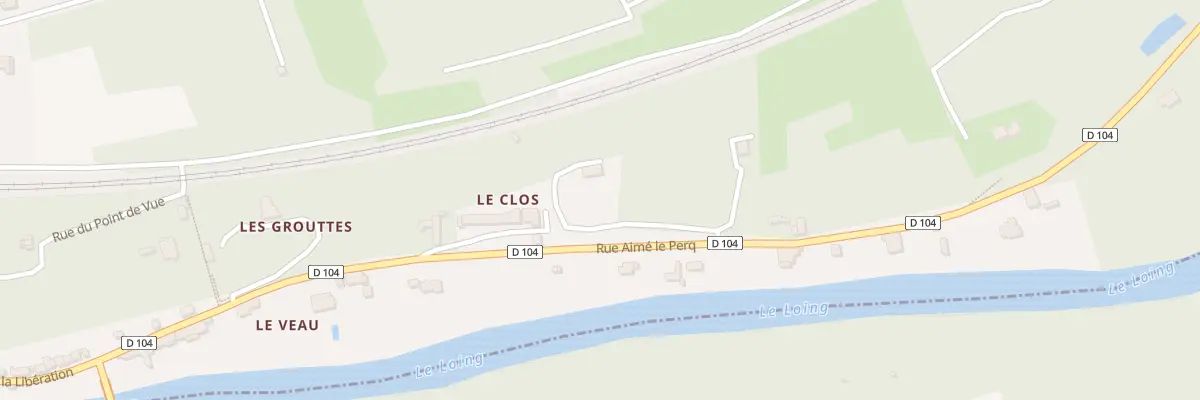 Plan du 15 Rue Aimé Lepercq à Montigny-sur-Loing