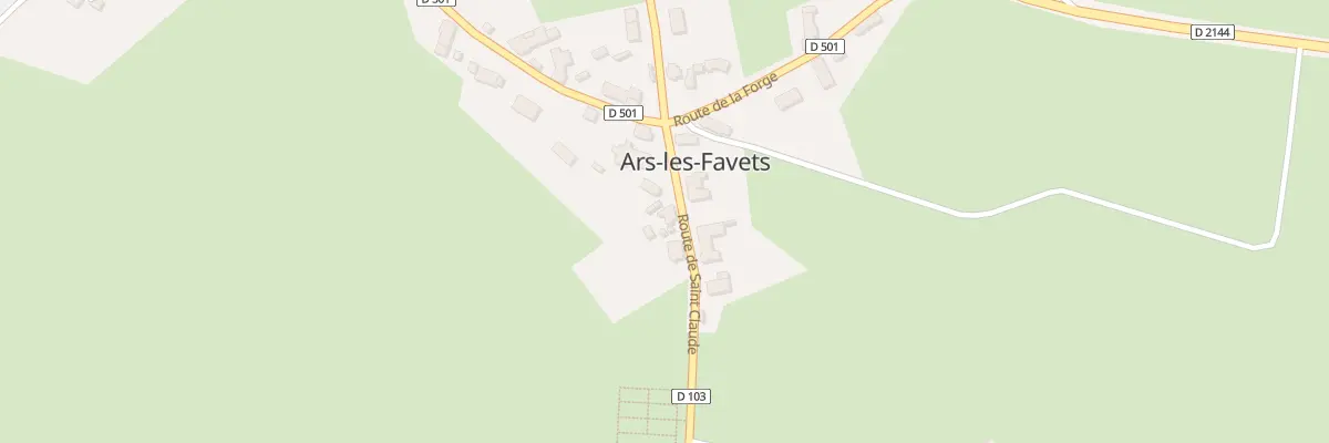 Plan du 5028 Le Bourg à Ars-les-Favets