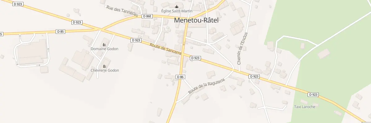 Plan du 14 Rte de Sancerre à Menetou-Râtel