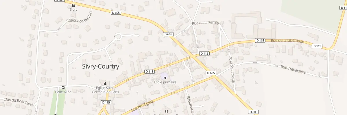Plan du 1B Rue de la Mairie à Sivry-Courtry