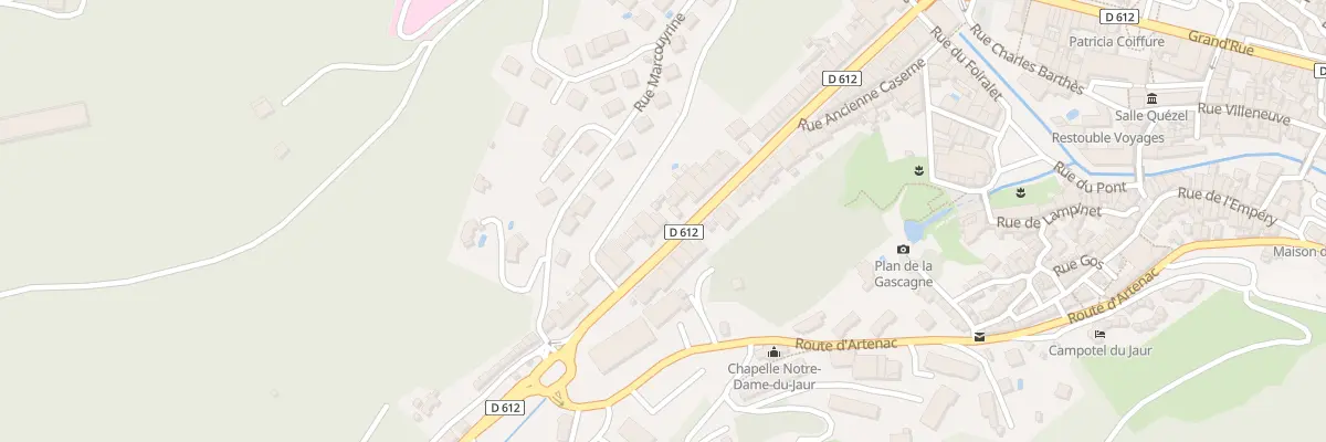 Plan du 58 Rte de Castres à Saint-Pons-de-Thomières