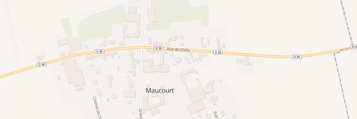 Plan du 6 Rue de Chilly à Maucourt