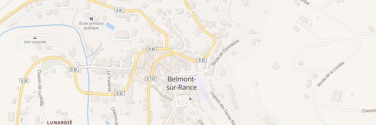 Plan du 5124 Belmont sur Rance à Belmont-sur-Rance