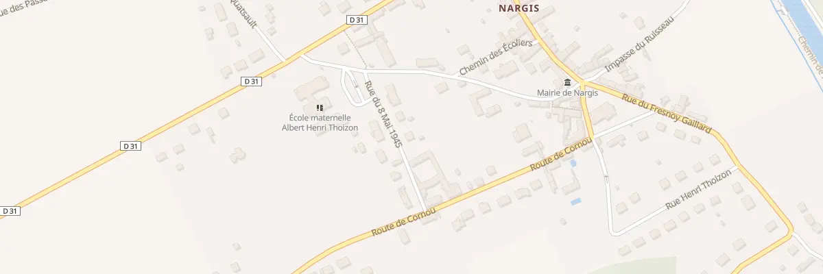 Plan du 91 Rue du Huit Mai 1945 à Nargis