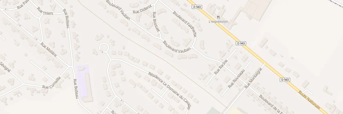 Plan du 52 Bd Vauban à Mazingarbe